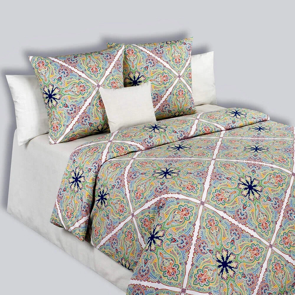 *flaw* Pottery Barn Penelope Medallion organic cotton Duvet cover